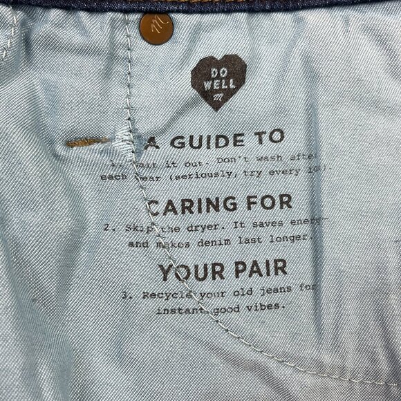 Madewell 9" Mid-Rise Skinny Jeans in Hayes Wash Size 32 Button Fly J9491 Denim - Picture 11 of 16
